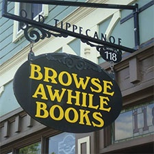 Browse Awhile Books Sign